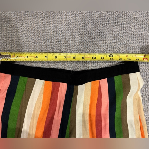 Reformation Clare Pants, Rainbow Stripe, Size 8 - Picture 2 of 5